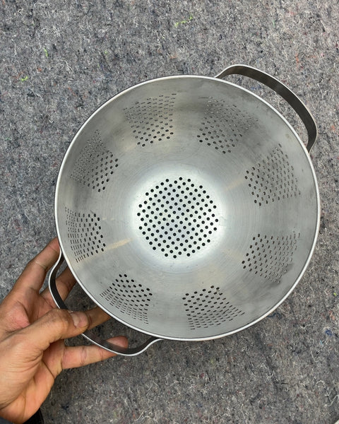 Oversized Metal Colander with Handles