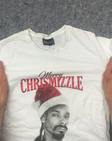 Snoop Dogg Merry Chrismizzle Graphic T-Shirt, Size S