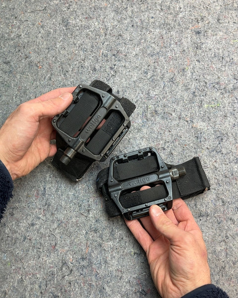 Serious Wellgo Bicycle Pedals with Straps