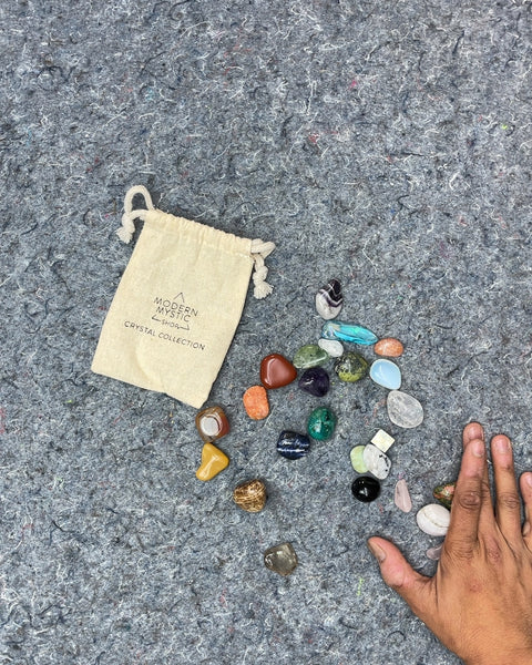 Modern Mystic Shop Crystal Collection with Pouch