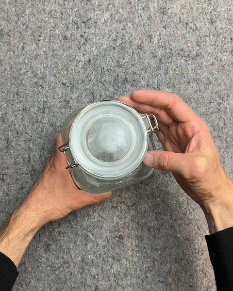 Medium Size Glass Jar with Clamp Lid