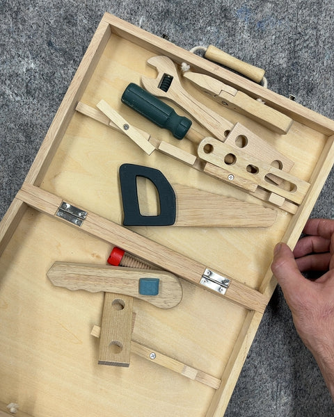 Wooden Toy Tool Set
