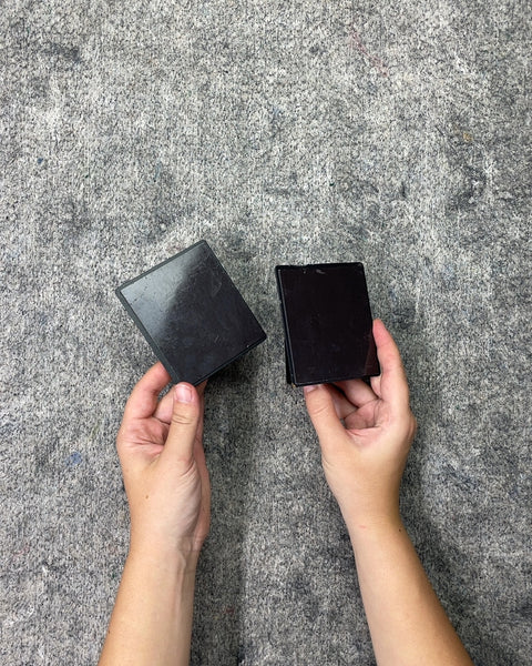 Two Black Metal Magnetic Hangers