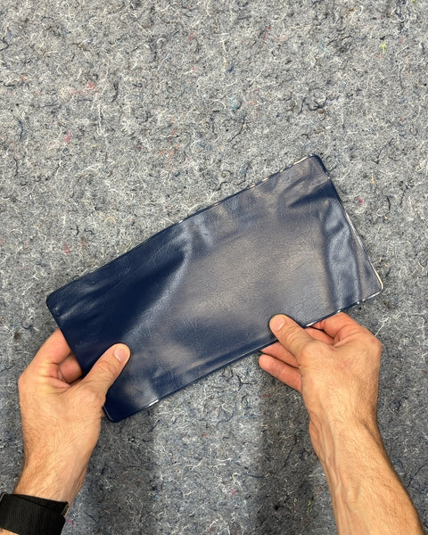 Vintage Kagay Realty Blue Zippered Pouch