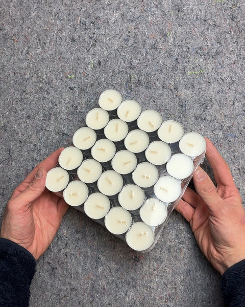 Another Unscented White Tealight Candles, 50-Pack