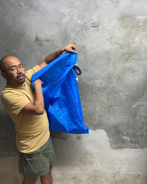 Blue Laundry Hamper Bag