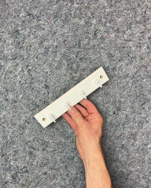 White Mainstays Key Rail