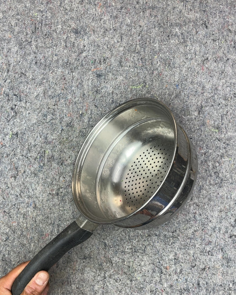 Stainless Steel Steamer Pot with Handle, 8"