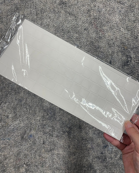 MOSISO Clear Keyboard Cover with Cutout For Touch Login Top Right