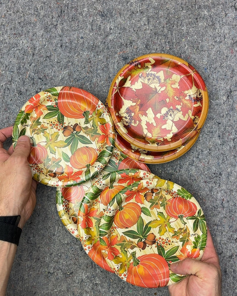 Whole Bunch Of Autumn Harvest Paper Plates