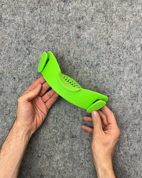 Green Silicone Clip-On Strainer