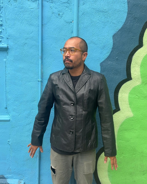 East 5th Genuine Leather Jacket, Size Women L