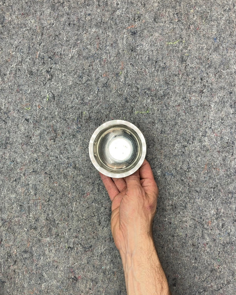 Small Silver-Tone Decorative Bowl