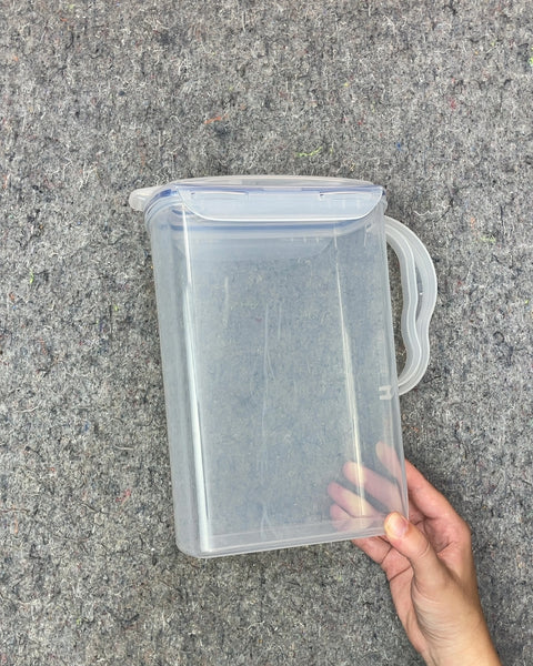 Clear Plastic Pitcher For Cereal, 3L