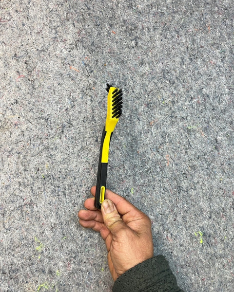 Yellow and Black Cleaning Brush