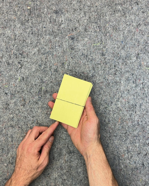 Yellow Index Cards