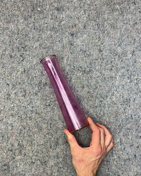 Purple Glass Bud Vase