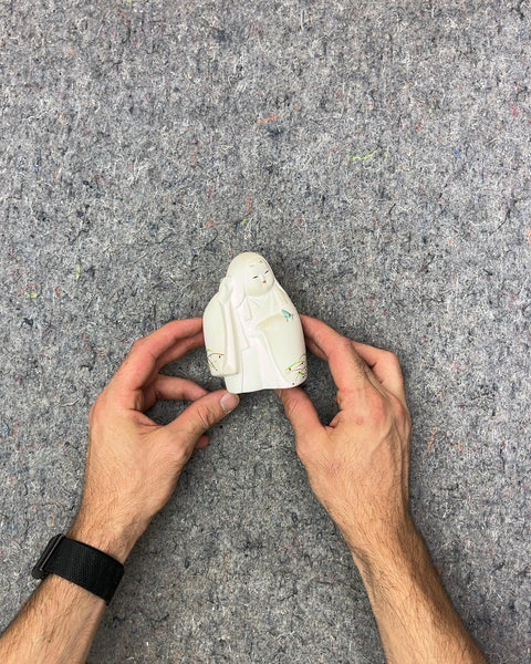 Vintage Japanese Hakata Bisque Clay Figurine