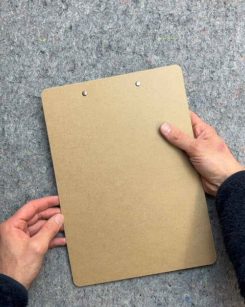 Brown Clipboard with Metal Clip, #3