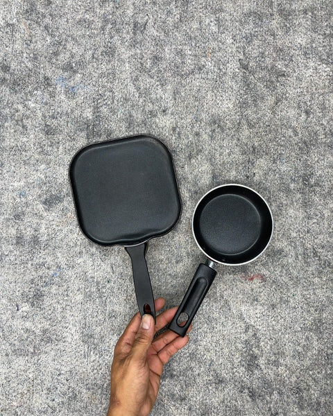 Mini Non-Stick Toast and Egg Skillets