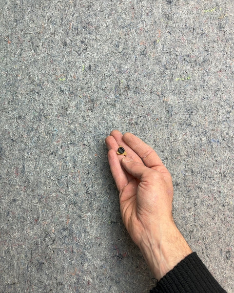 Small Black and Gold Poop Pin