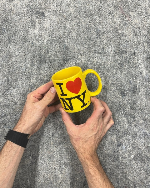 I Love NY Yellow Coffee Mug