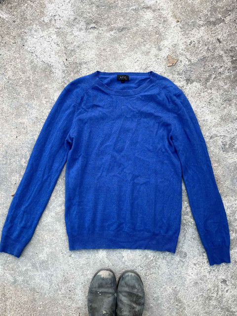 A.P.C. Cozy Blue Sweater, Sz M