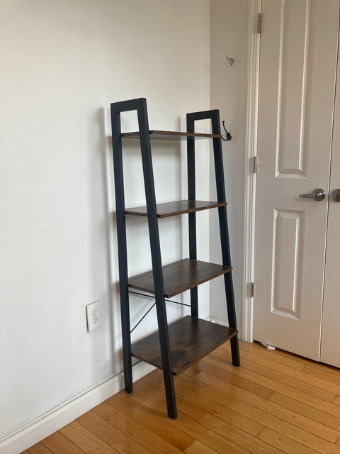 4 Tier Bookshelf, W22"xD10"xH55"
