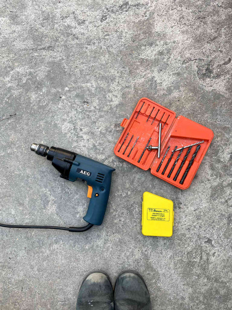 AEG Drill and Bit Set