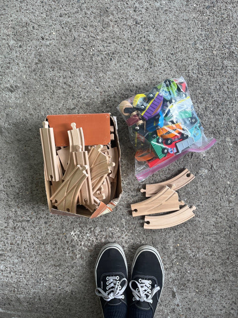 A Beautiful Magnetic Wooden Train Set