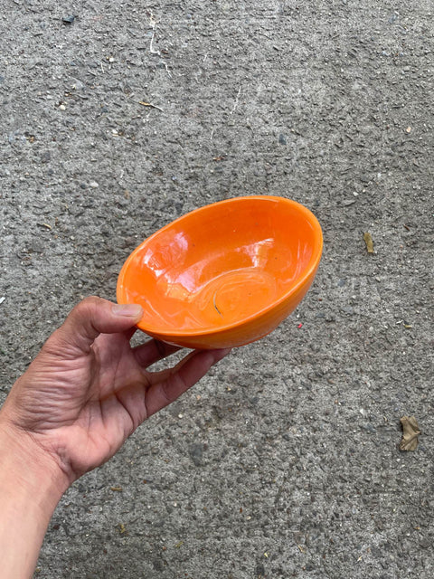 A Beautiful Orange Bowl Bad for Soup