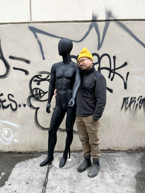A Black Mannequin Taller Than Steve!