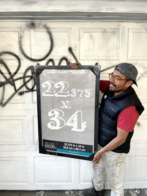 A Brand New Big Frame We Didn't Have To Measure