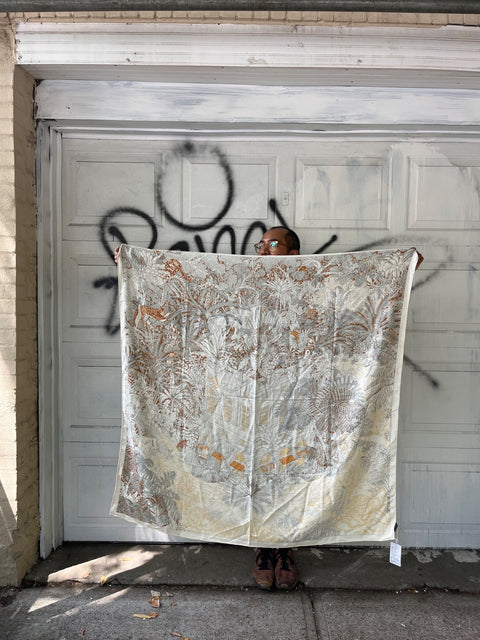 A Brand New "Hermes Like" Wool & Silk Scarf