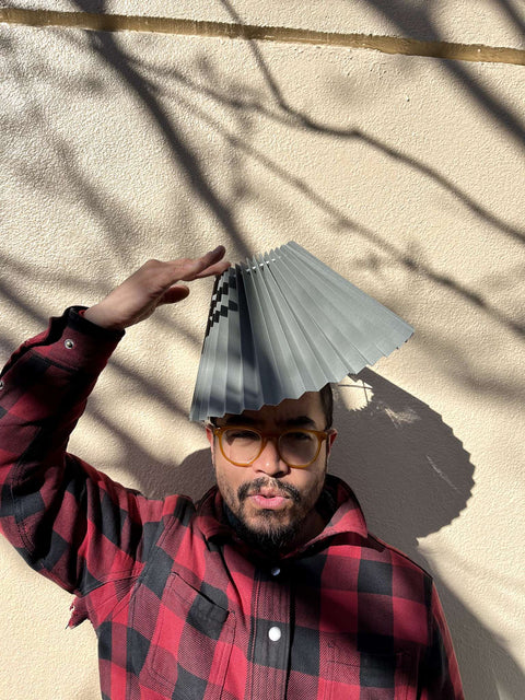 A Cool Gray Lamp Shade