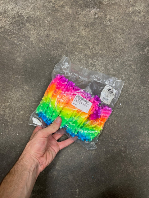 A Couple Rainbow Spike Sensory Balls