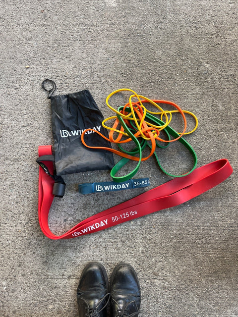 A Full Set Of Wikday Resistance Band Set