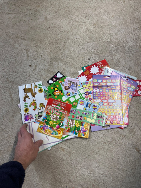 A Large Assortment Of Stickers