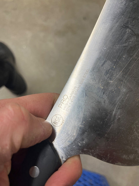 A Serious Meat Cleaver Knife