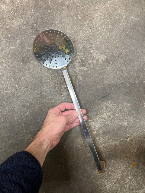 A Serious Metal Skimmer Utensil