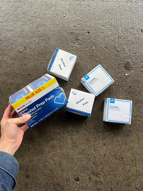 A Ton Of Alcohol Prep Pads