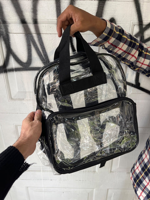 A Very Transparent Adult Backpack