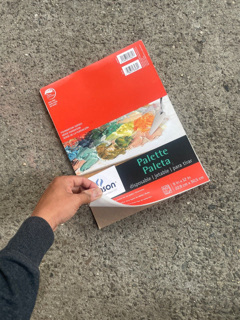 A Wee Canson Disposable Palette