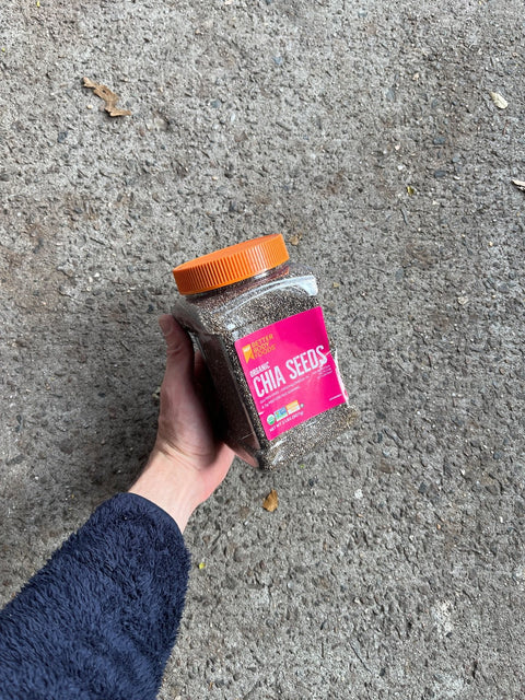 A Whole Bunch Of Unopened & Unexpired Chia Seeds