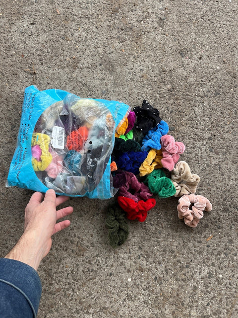 A Whole Lot Of Hair Scrunchies