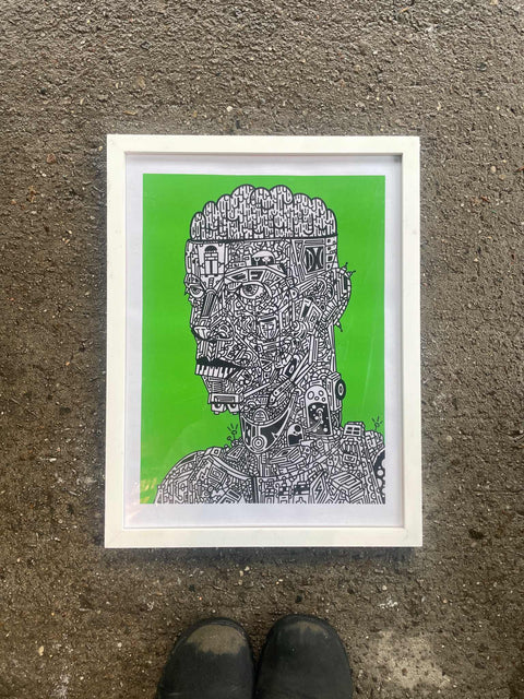 Wild Apollinaire-esque Print & Frame