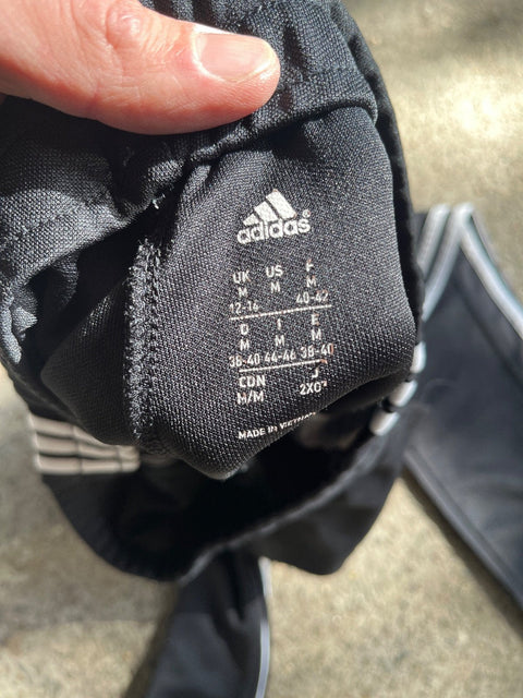 Adidas Black Track Pants, Size M