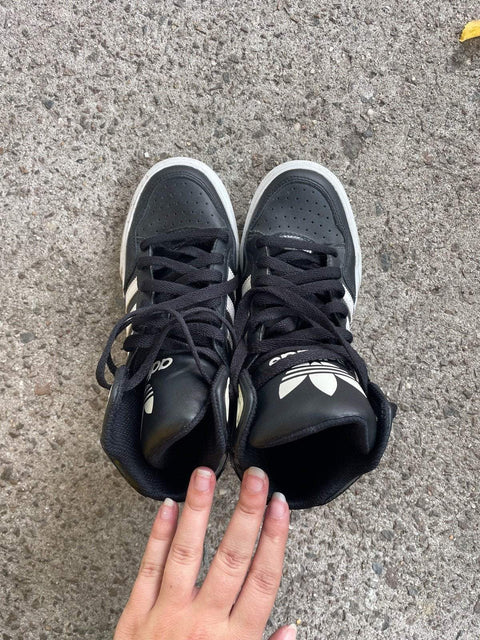 Adidas High Top Sneakers, Sz US 5.5, EU 36 2/3