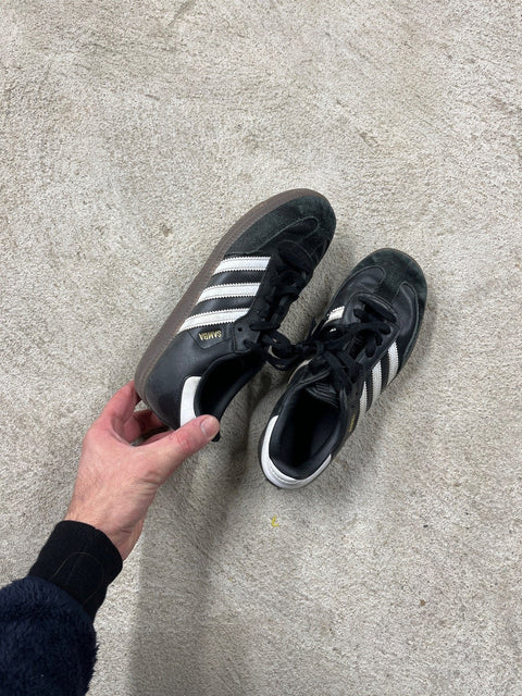 Adidas Samba Black Sneakers, US 5Y or EU 37 1/3
