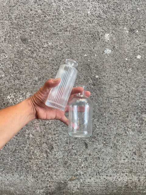 Adorable Clear Glass Bottles